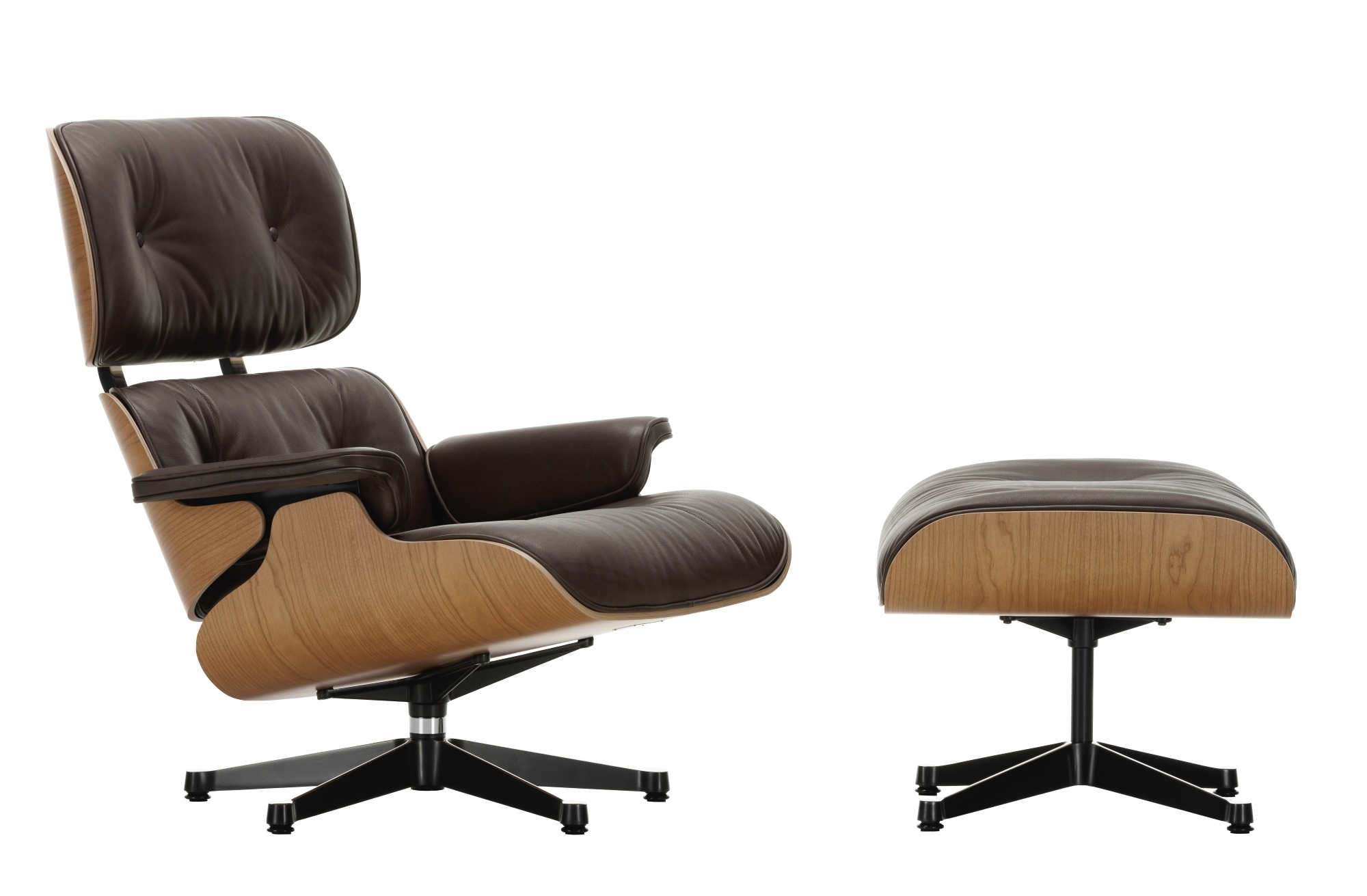 Eames Lounge Chair & Ottoman Armchair Leather Premium Vitra PREFERENTIAL COMBINATION