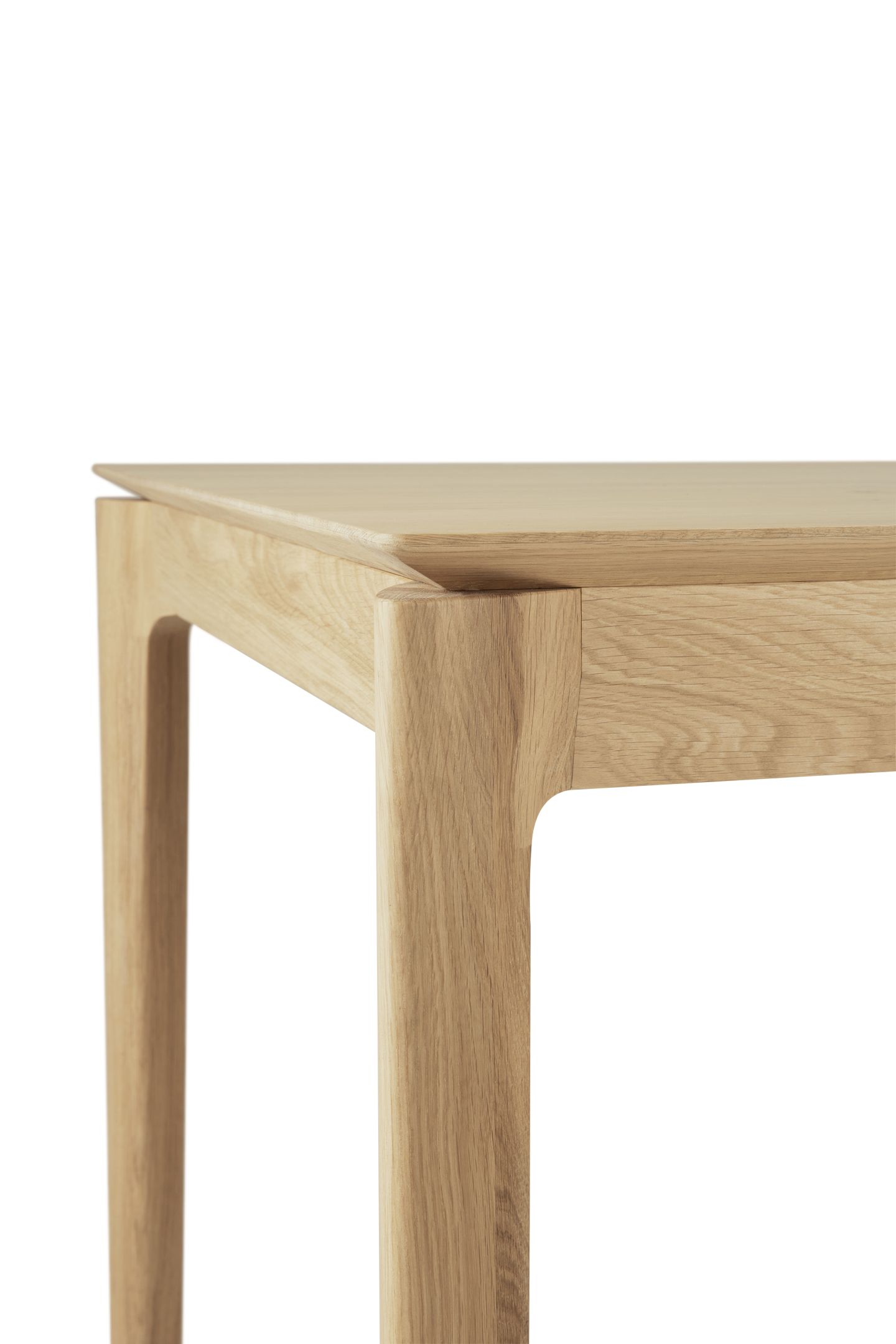 Bok extendable dining table laquered oak W120-180cm Ethnicraft
