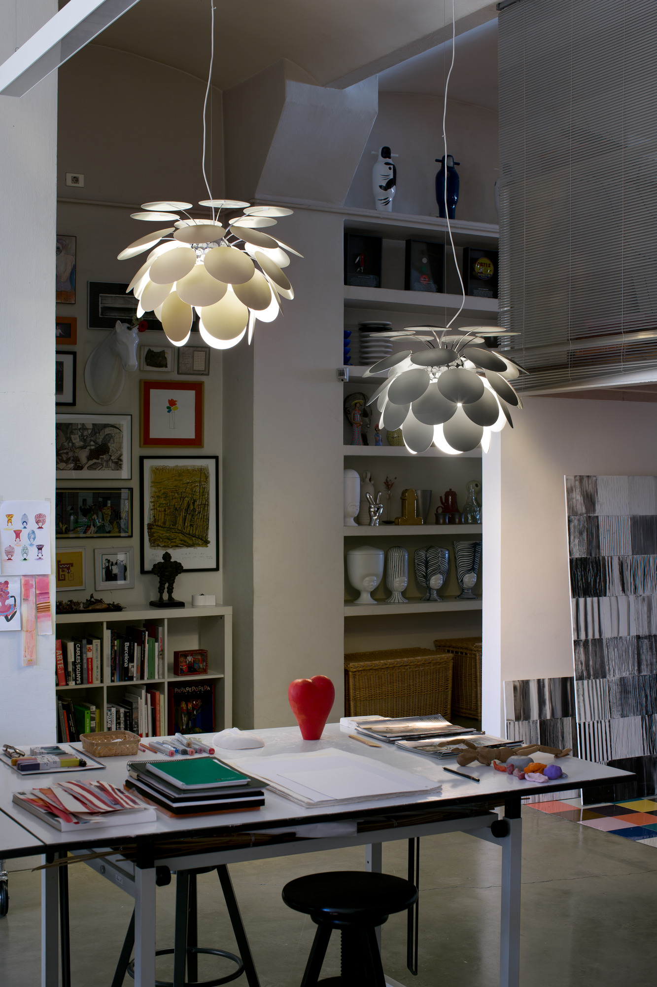 Discocó 53 / Discoco 53 LED Pendant lamp marset White