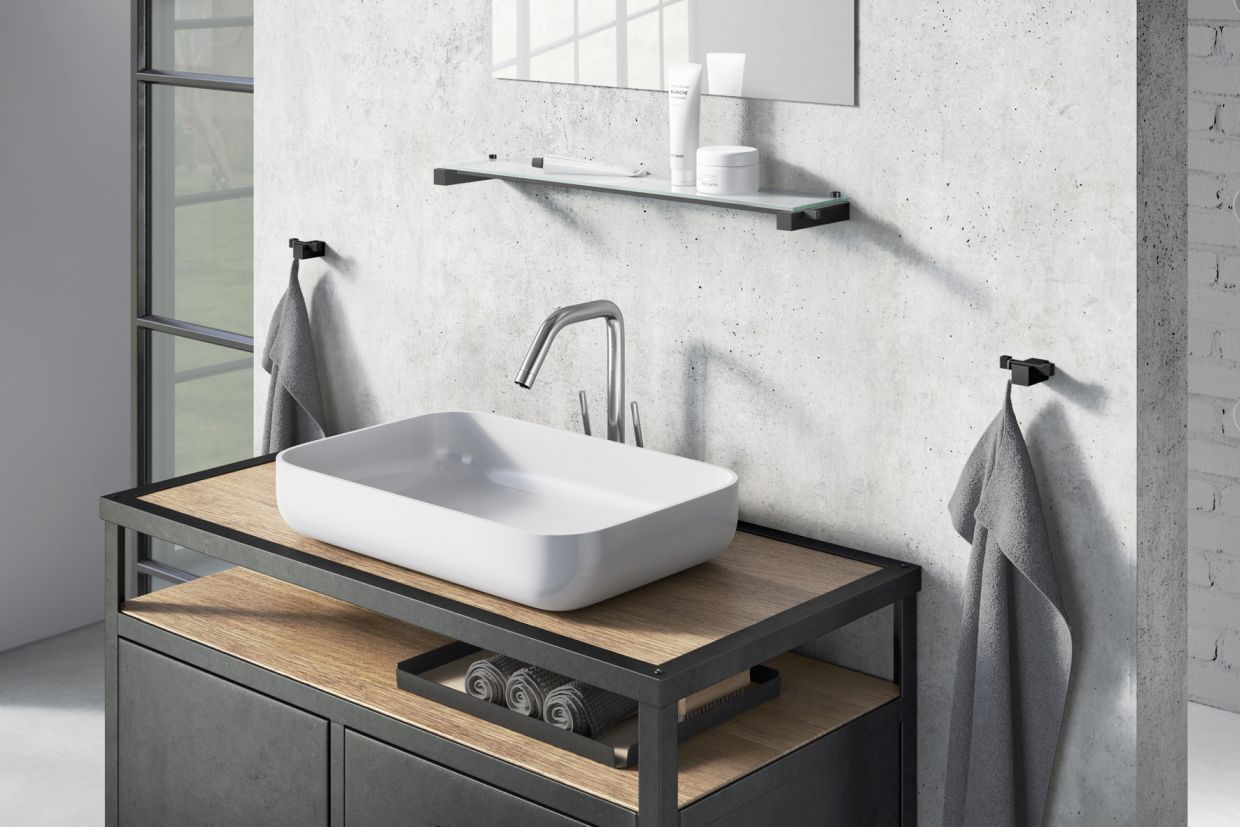 Carvo double towel hook ZACK SINGLE PIECES