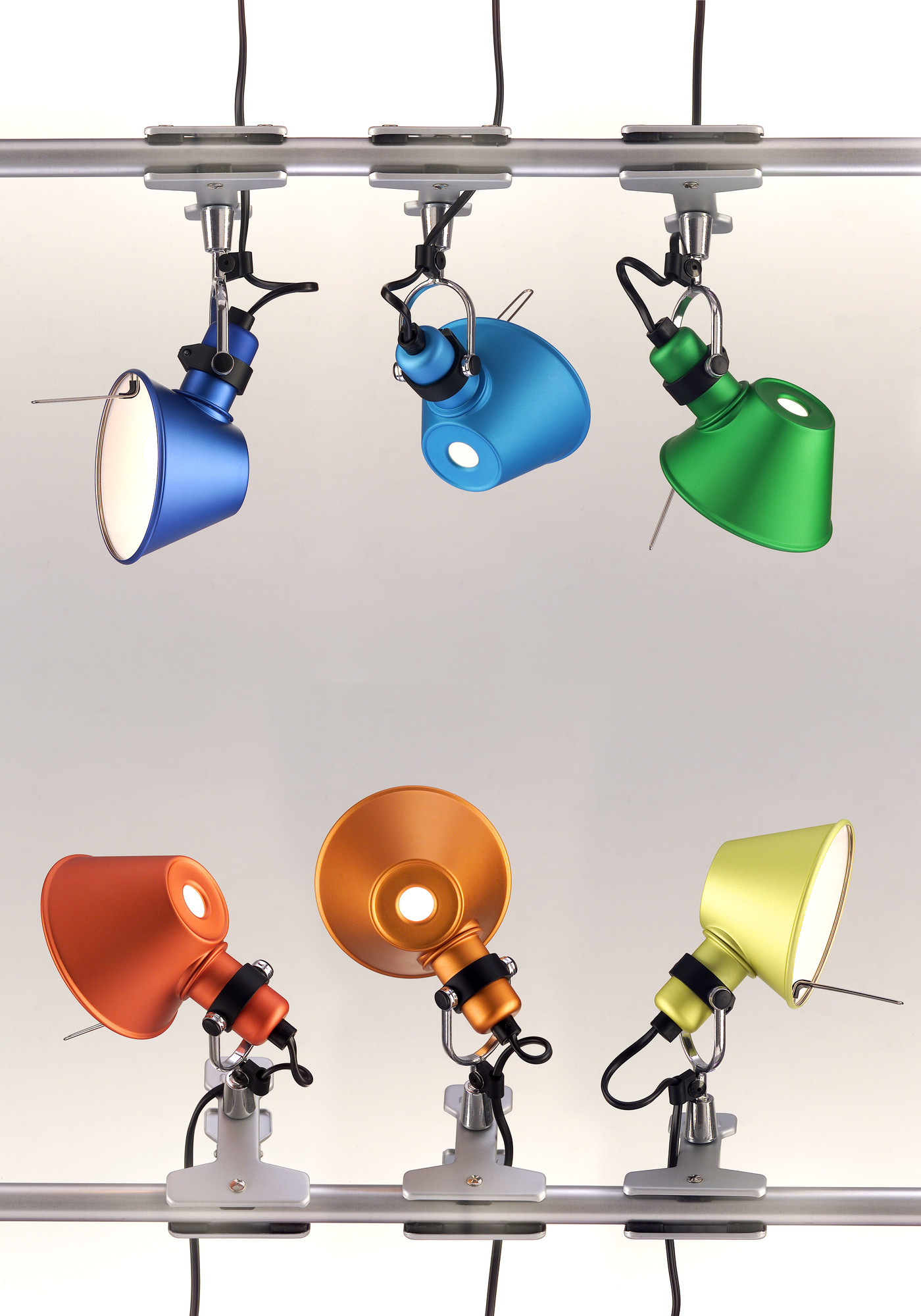 Tolomeo Pinza lamp with clamp Aluminum Artemide