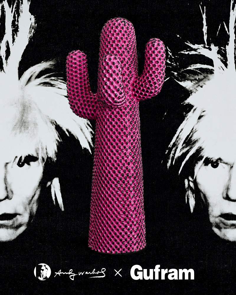 ANDY WARHOL X GUFRAM Andy's Cactus Wardrobe Gufram LIMITED EDITION SINGLE PIECES