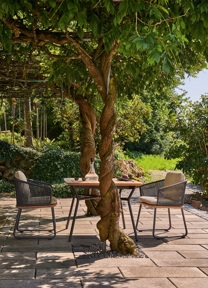 Denia Outdoor Dining Table Teak Weishäupl