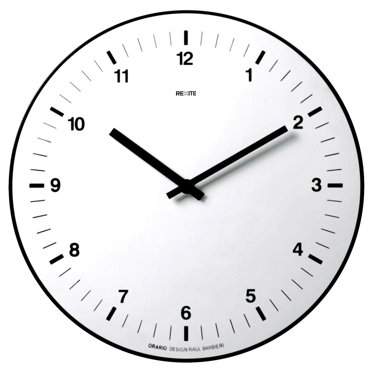 Orario Wall clock Rexite White with Numbers