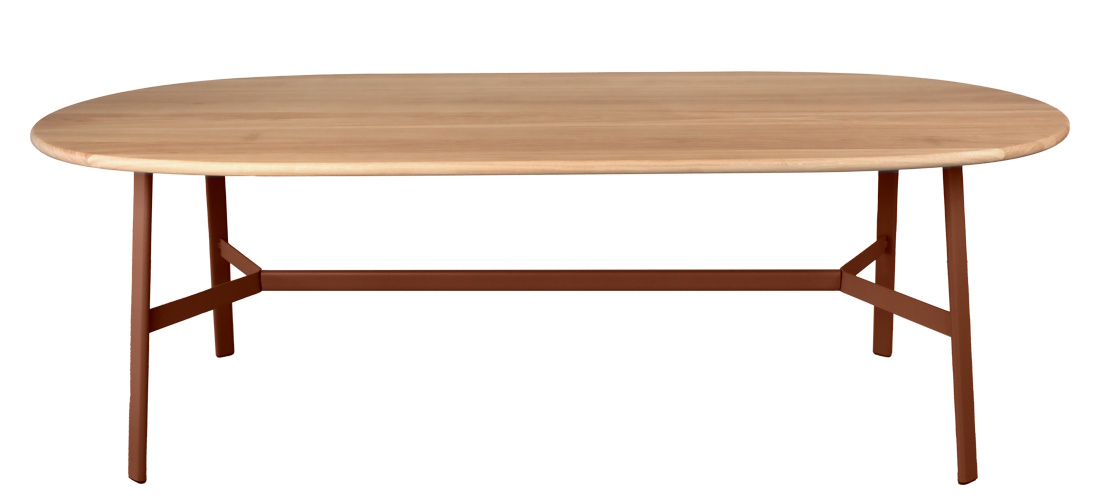 SO'O oak dining table 220 × 95 cm (oval) Indoor Fermob