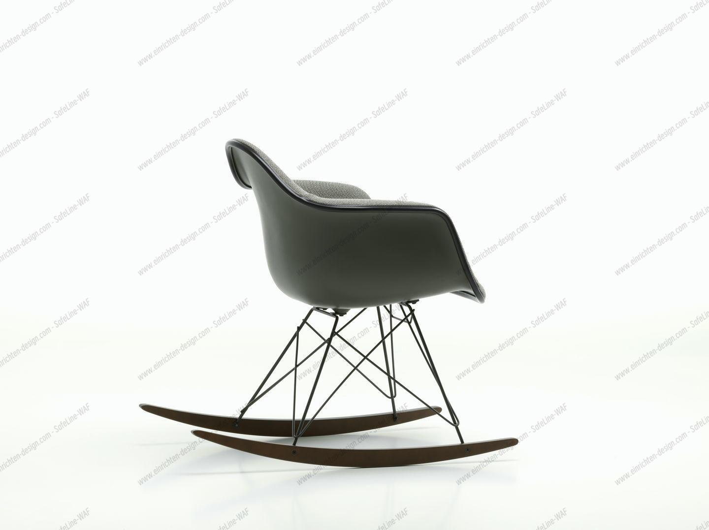 Eames Plastic Armchair RAR Rocking Chair Fully upholstered Vitra