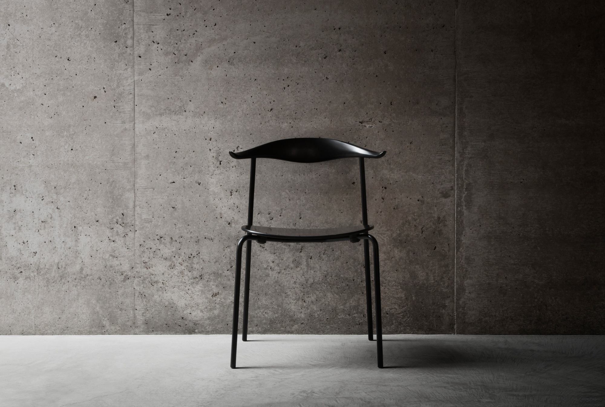 CH88T Chair frame steel black Carl Hansen &amp; Søn beech soaped