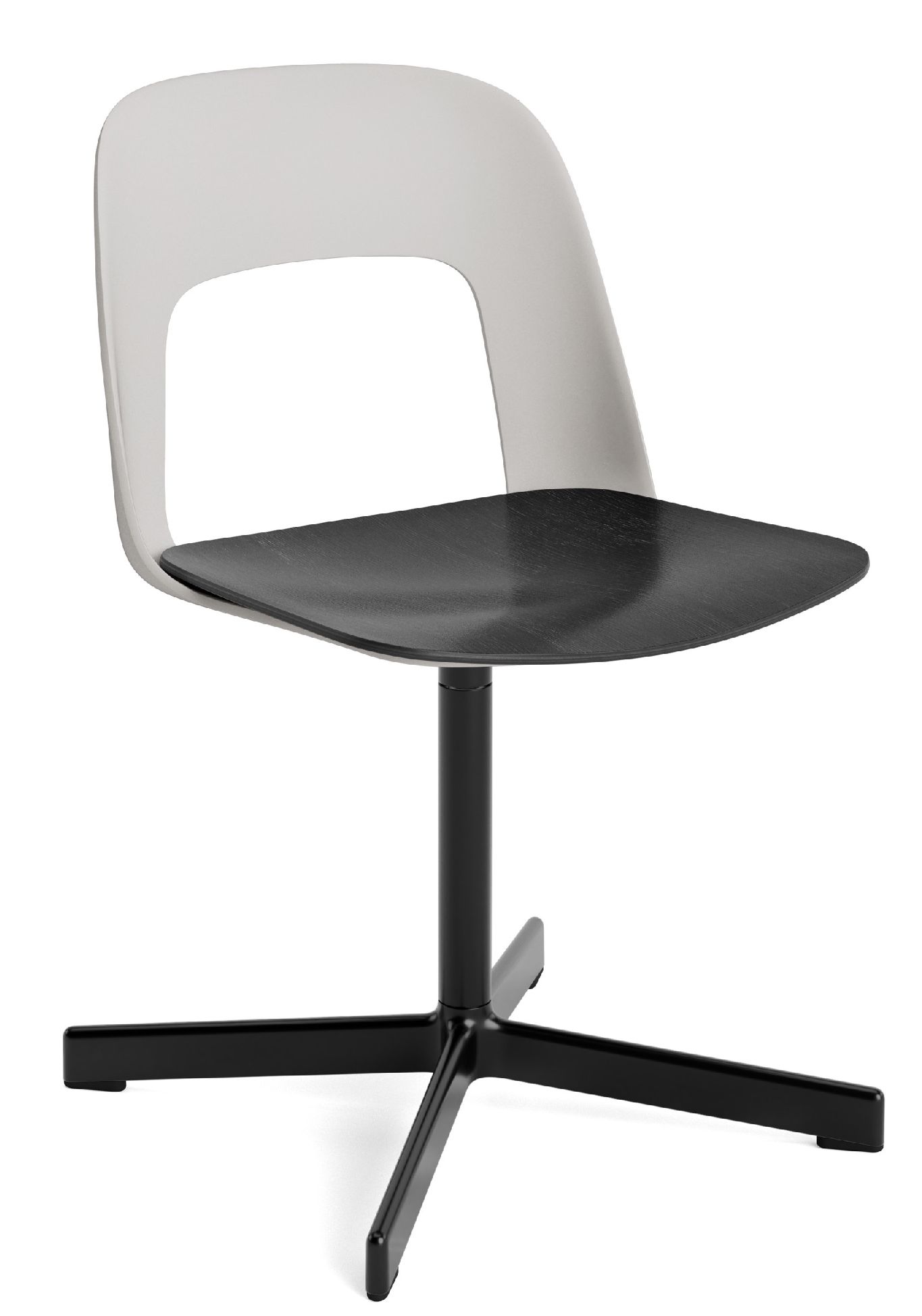 Layout Side Chair 132 4-star swivel base chair Hay 
