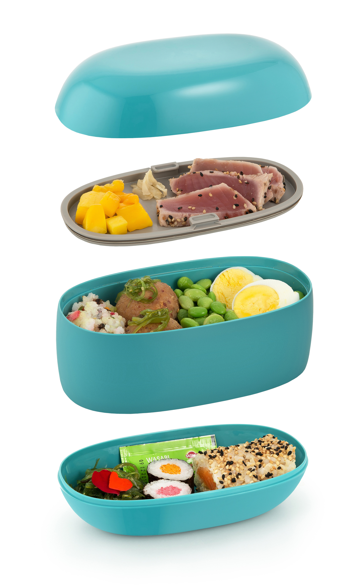 Food à porter Lunchbox light blue Alessi SINGLE PIECES