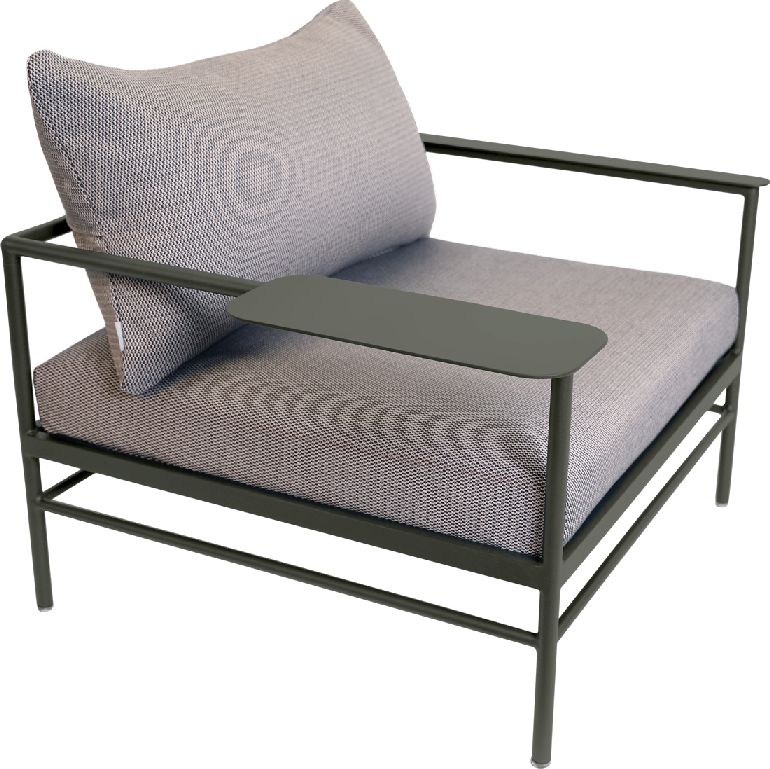 Rivage lounge chair with armrests Outdoor Fermob