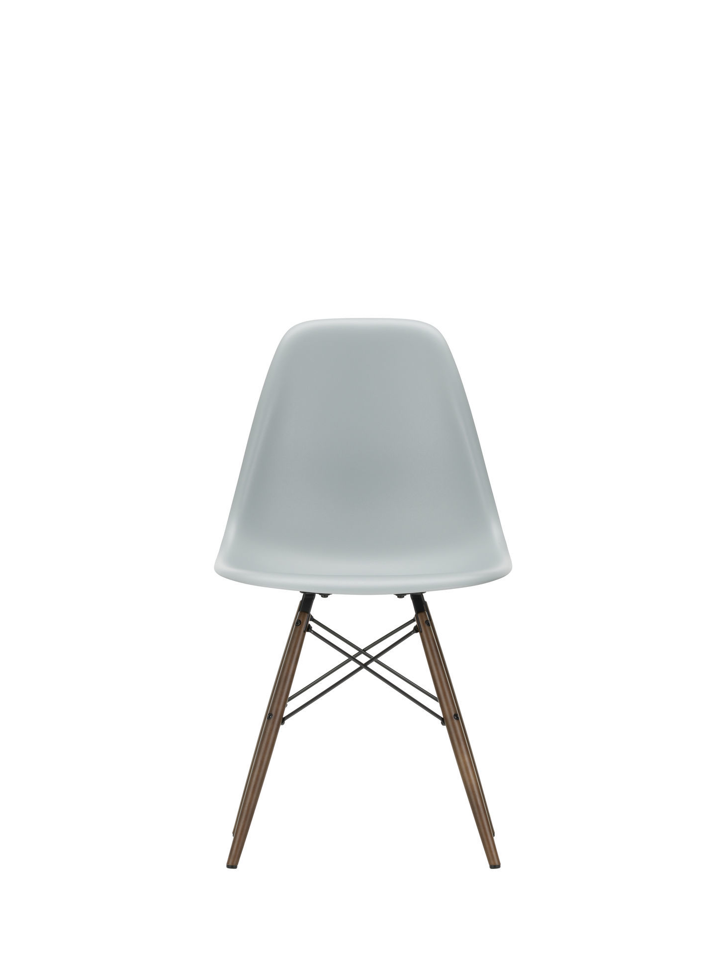 Eames Plastic Side Chair DSW Chair Vitra Ash honey colored - rust orange