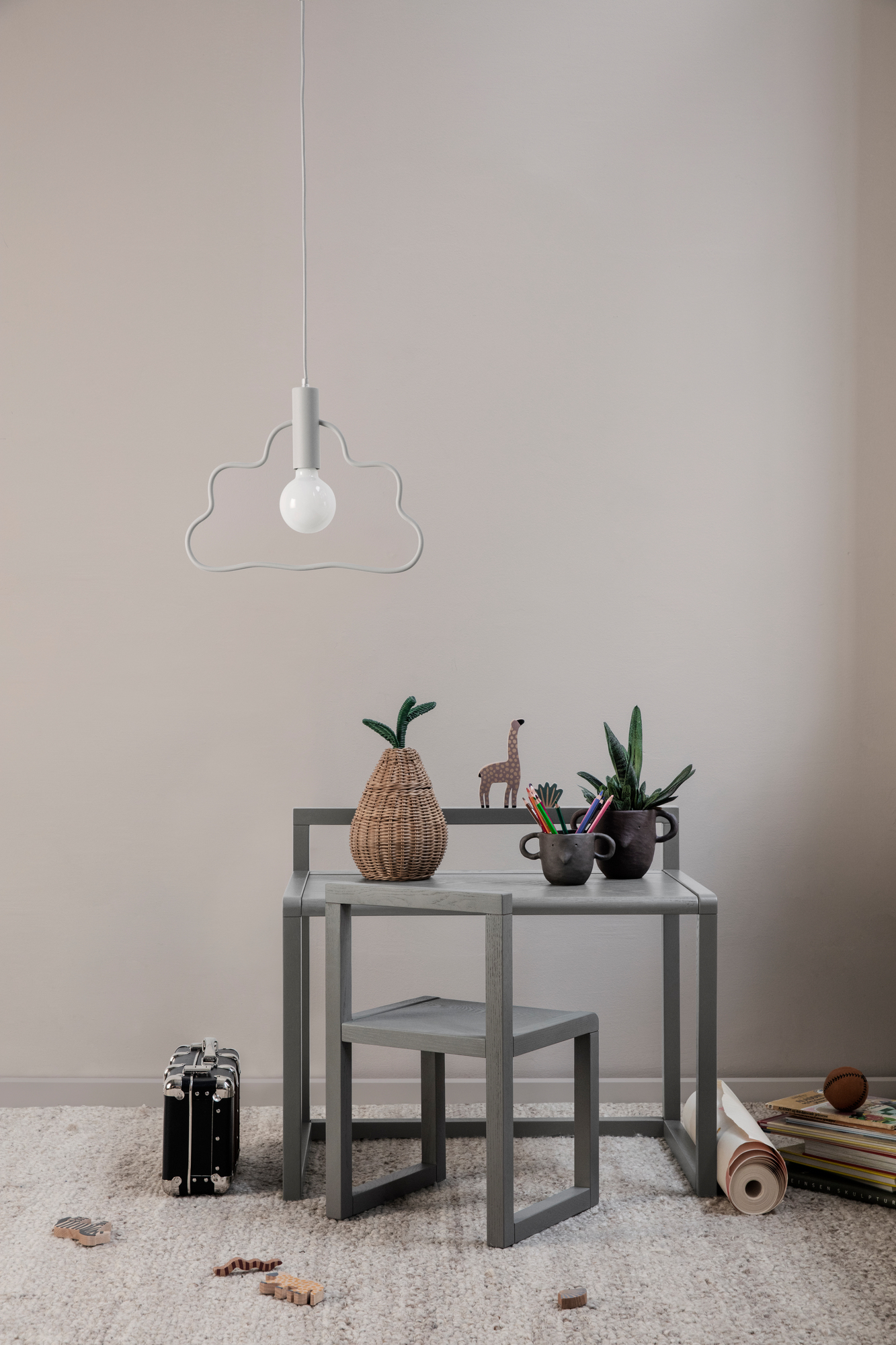 Pear Braided Storage Basket small Ferm Living SINGLE PIECES