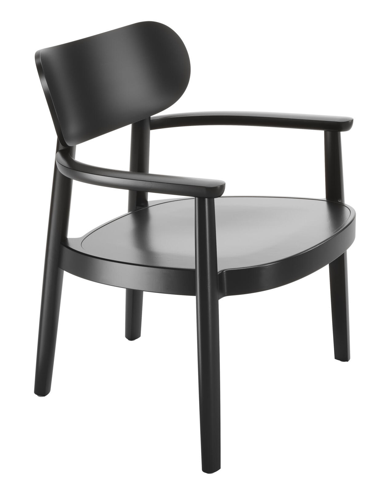 Wooden armchair with armrests 119 MF Thonet 