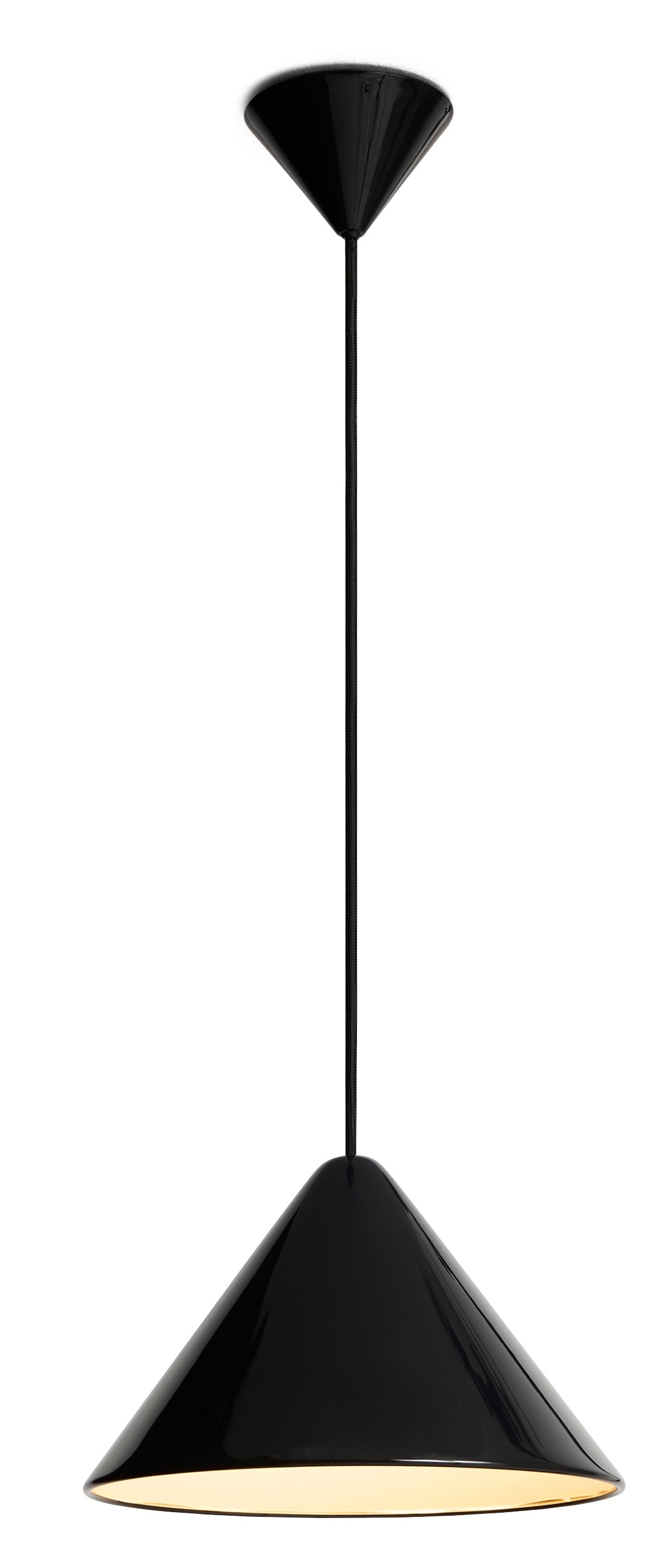 Compass Pendant 260 Pendant Lamp Aluminium Soft black Hay