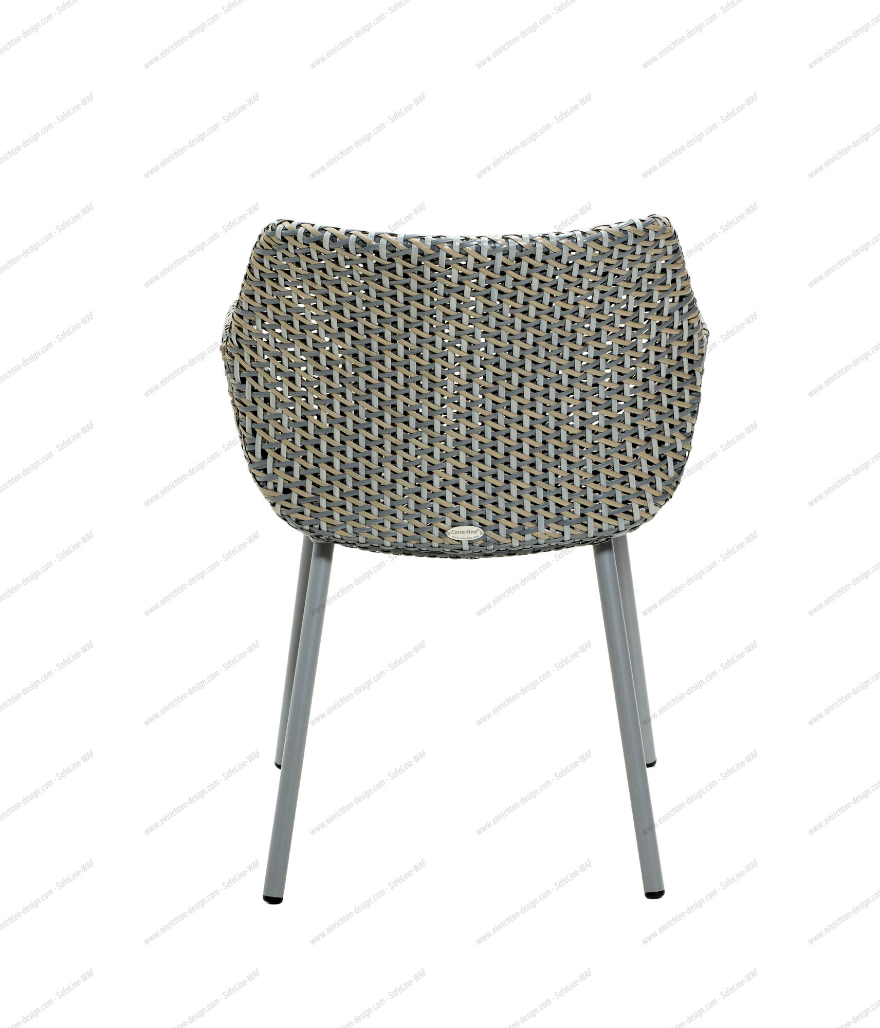 Vibe Outdoor Armchair Cane-Line light gray / gray / taupe