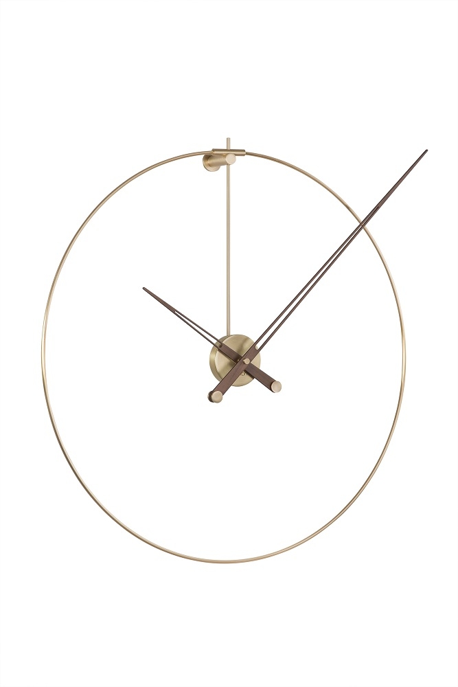 New Anda G Wall Clock Brass nomon