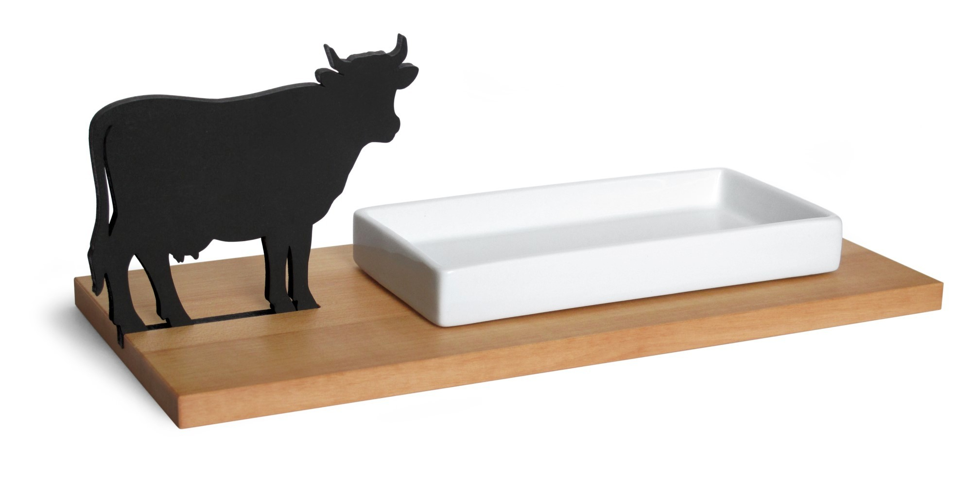 Cheese tray Cow Side by Side SINGLE PIECES