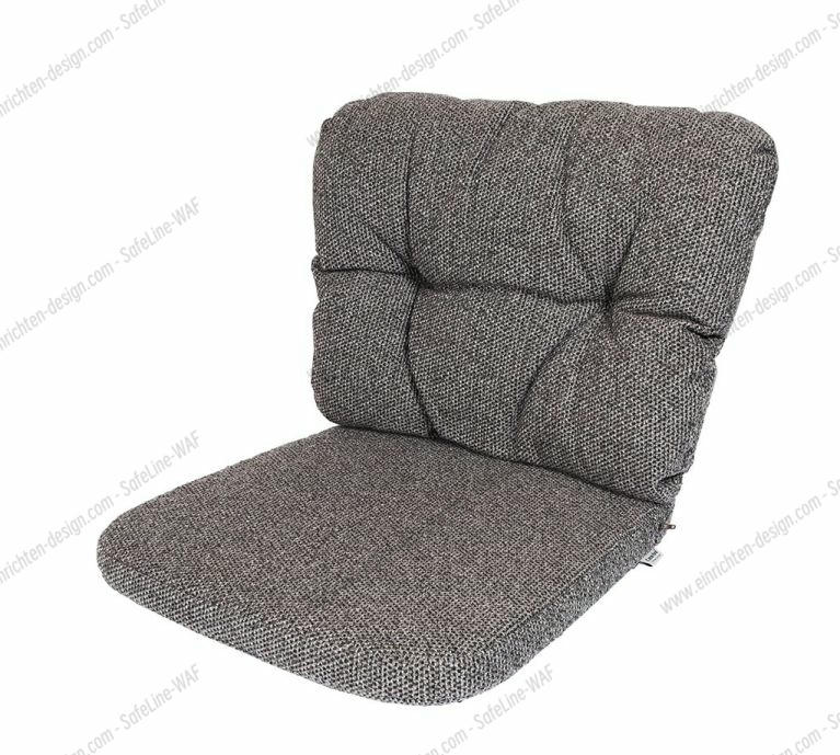 Basket/Moments/Ocean Outdoor Cushion for Armchair dark gray Cane-Line