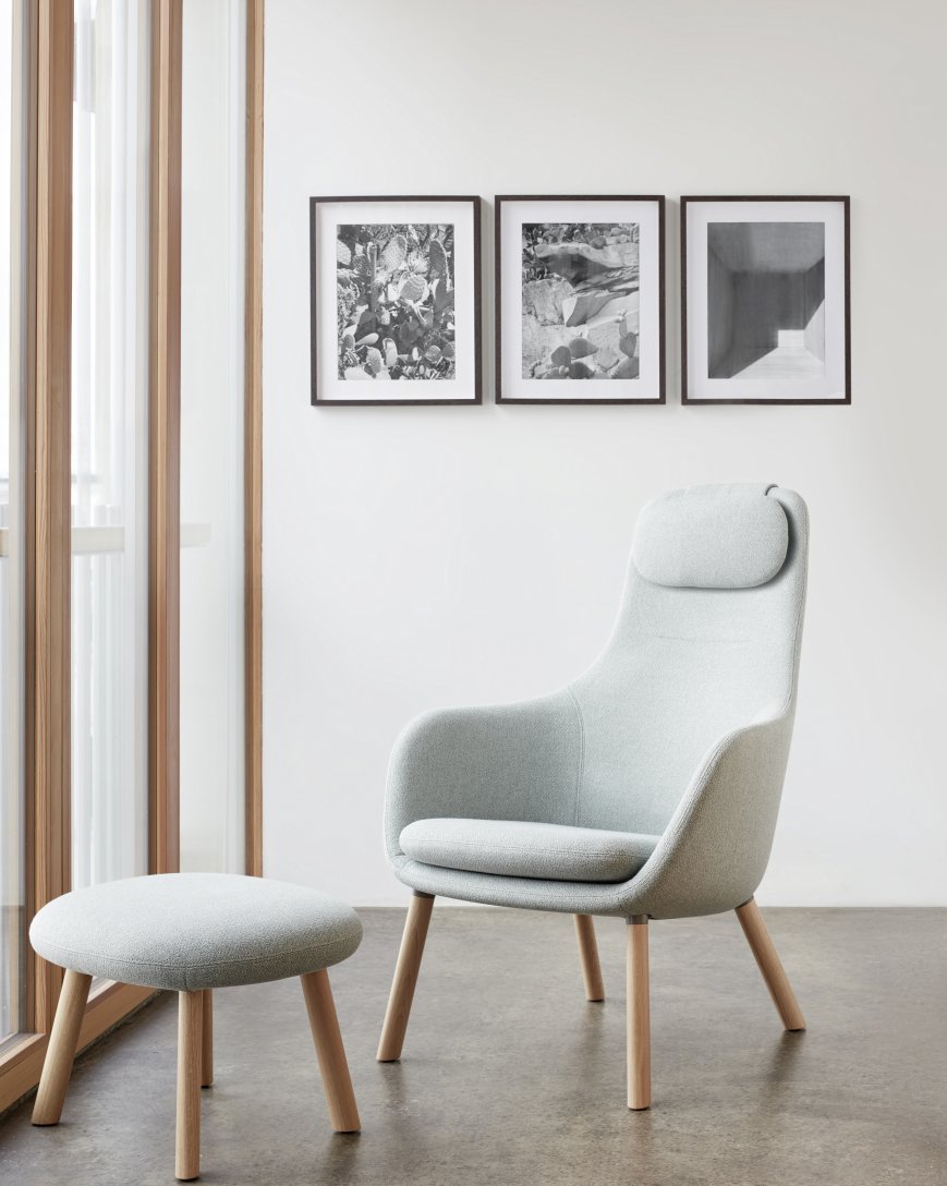 Hal Lounge Chair Armchair + Ottoman Seat Cushion loose Vitra  