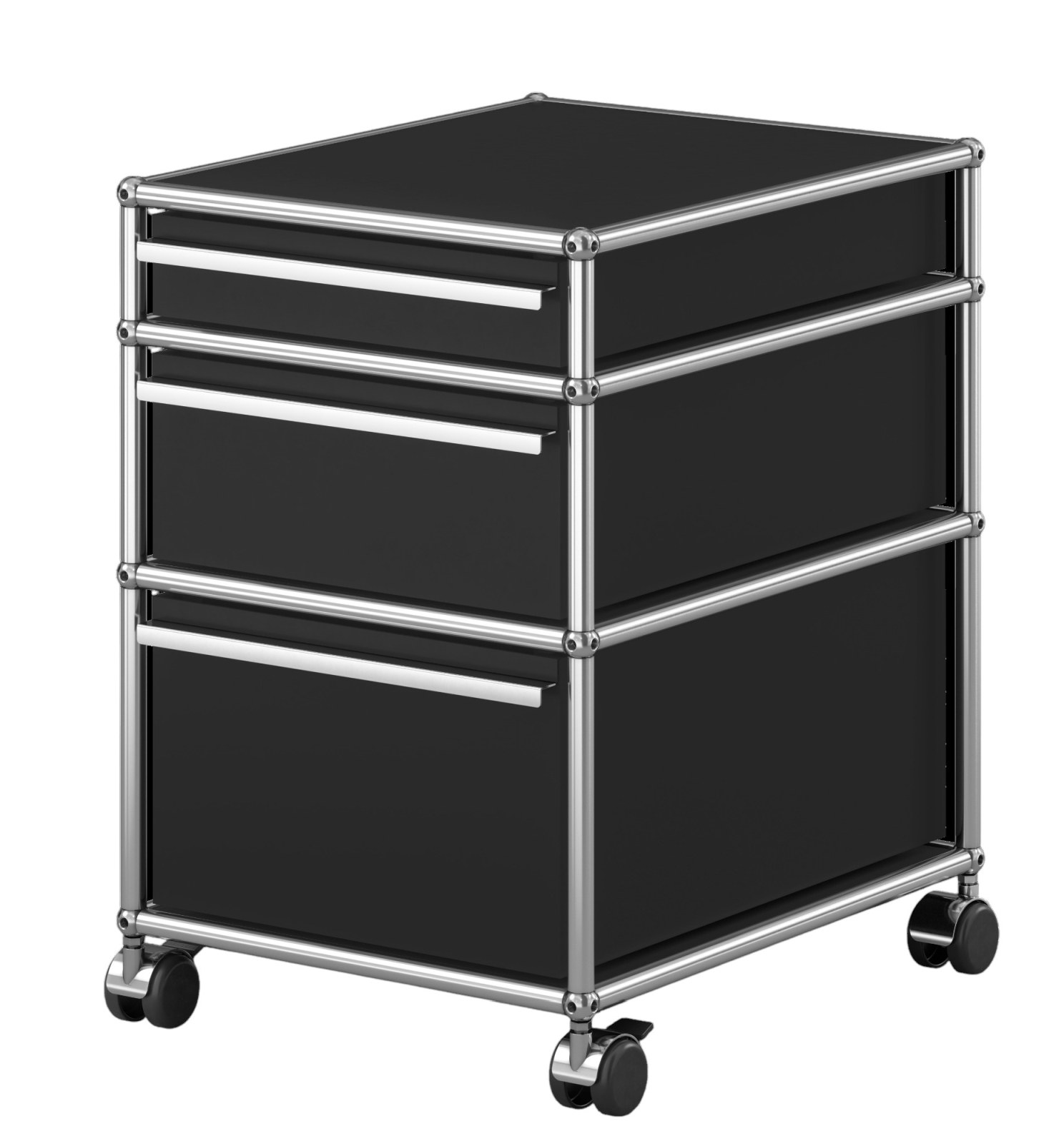 USM Haller Mobile container with 3 drawers