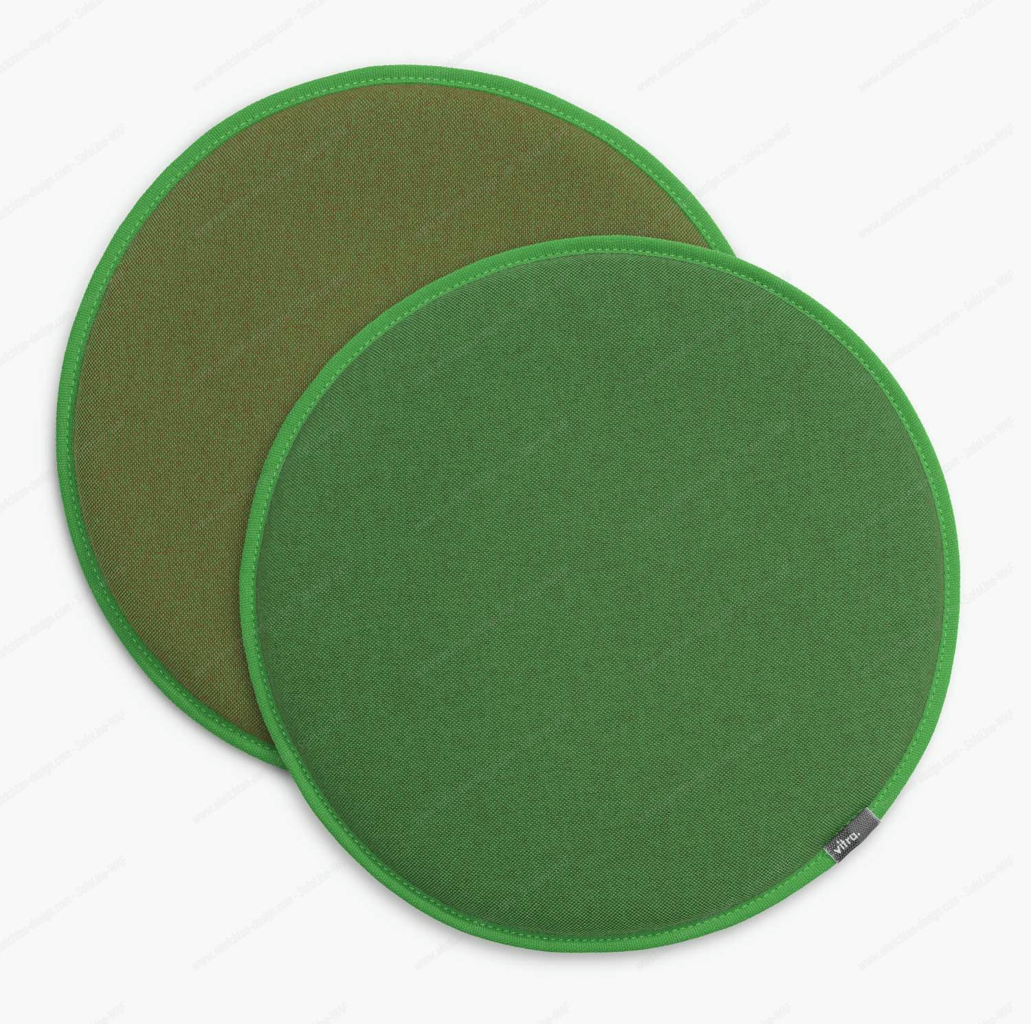 Seat Dot Seat Cushion green-forest / classic green-cognac Vitra SINGLE PIECES