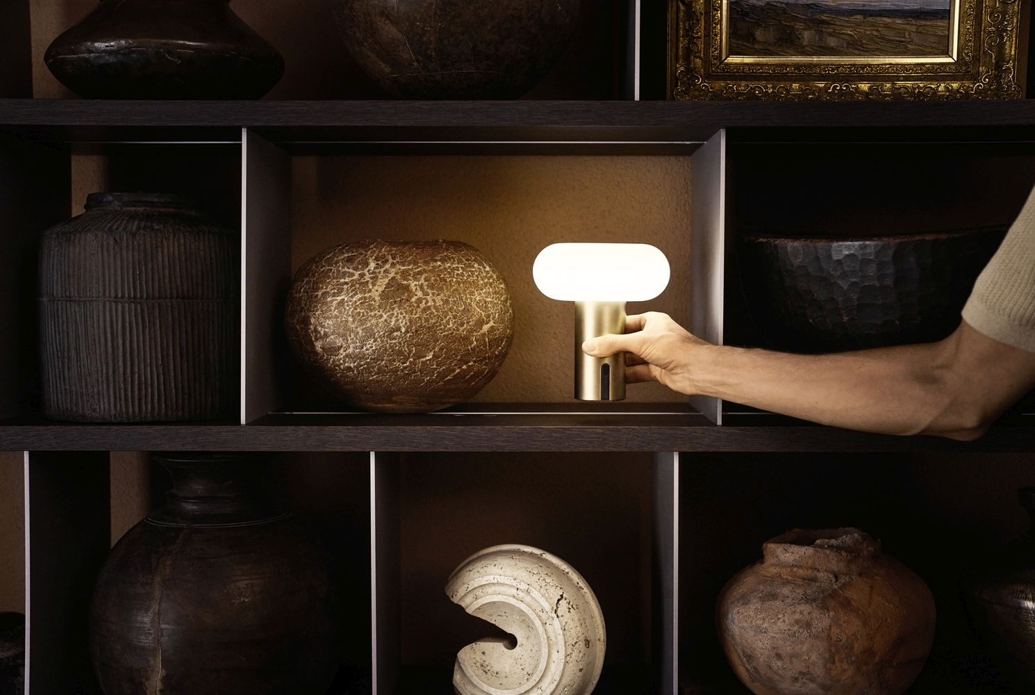 Oto Portable Rechargeable lamp / Table Lamp Belux