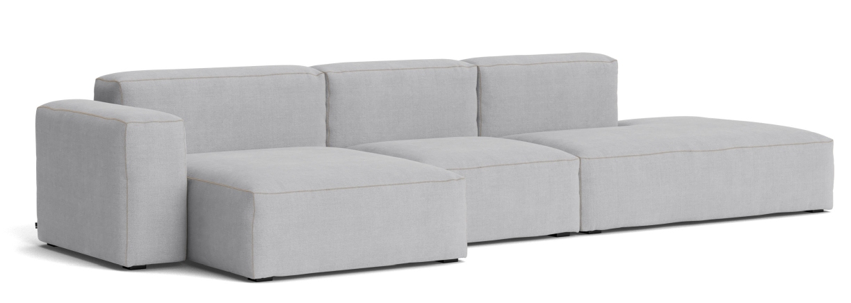 Mags Soft Sofa 3-seater Combination 4 Low Armrest Armrest left Hay