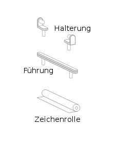 Growing Table drawing roll for children table Pure Position