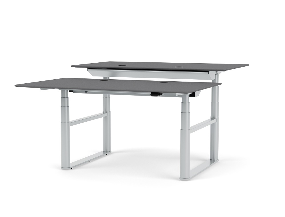 HiLow Double Work table height adjustable Montana