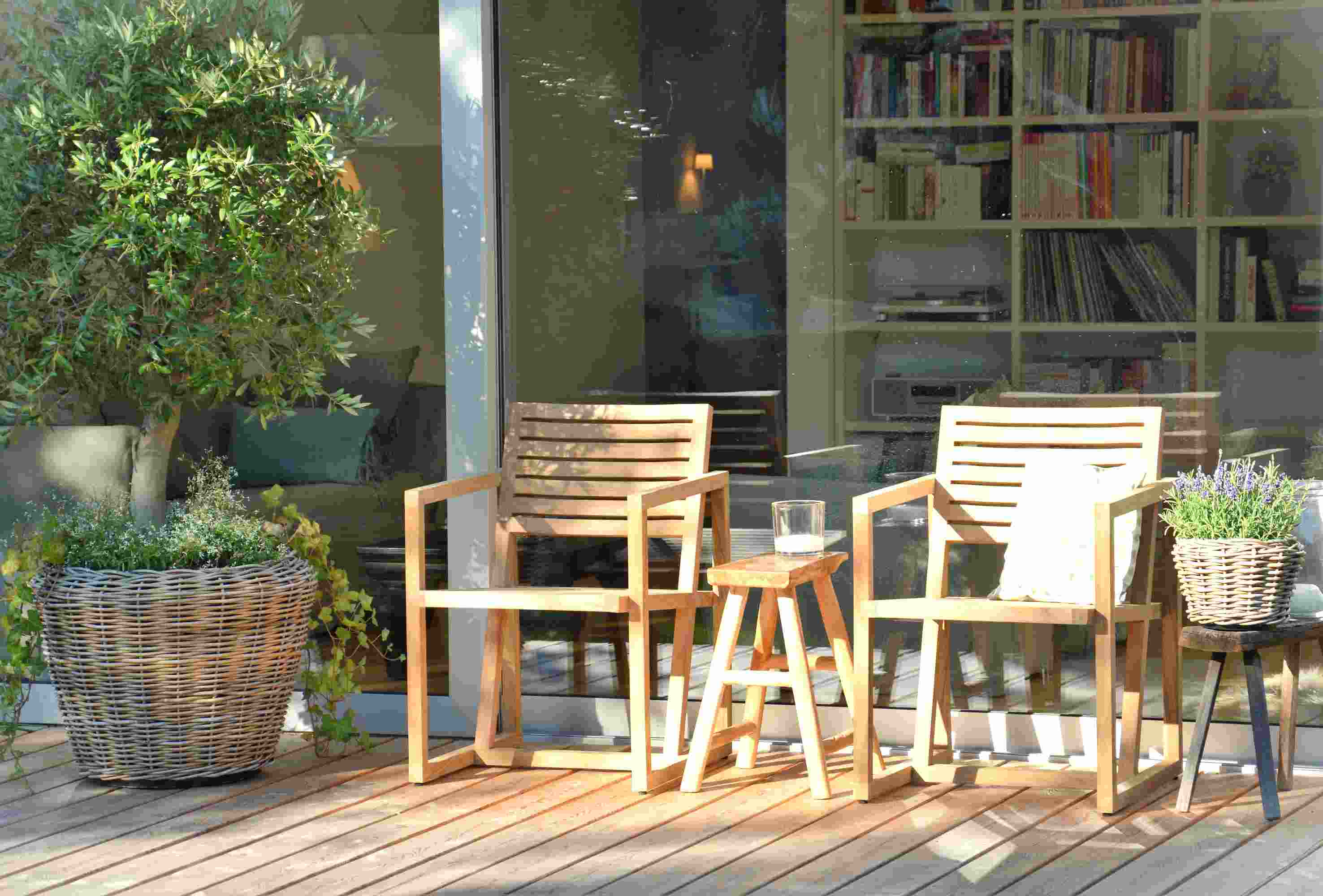 Timber Armchair Nature Outdoor Jan Kurtz