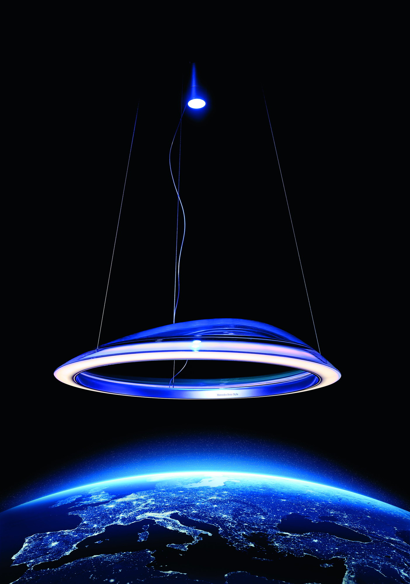 Ameluna pendant lamp 3000K push dimmer Artemide