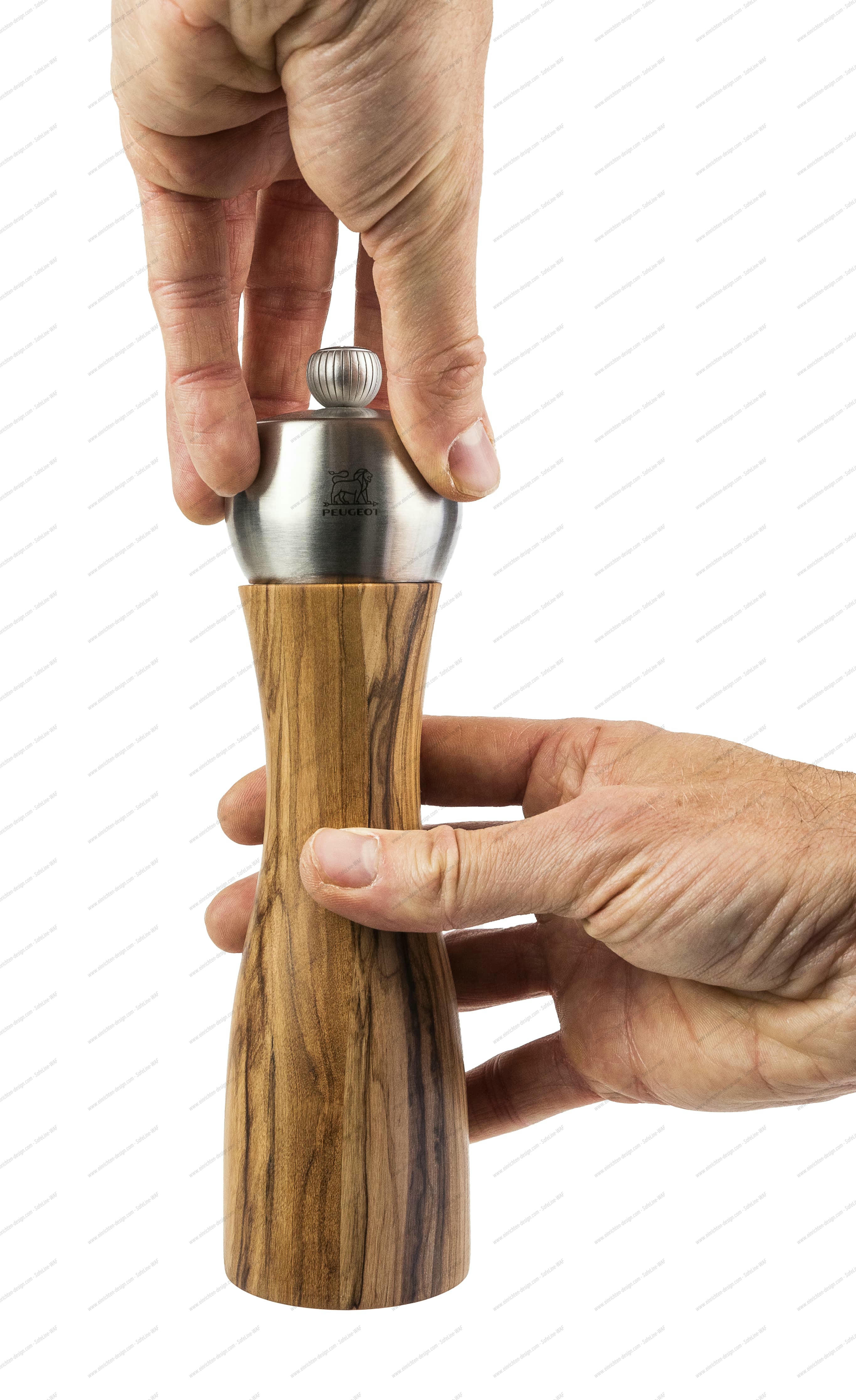Fidji salt mill olive wood 20cm Peugeot SINGLE PIECES