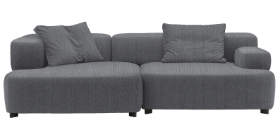 Alphabet 3-Seater Sofa Armrest left Fritz Hansen