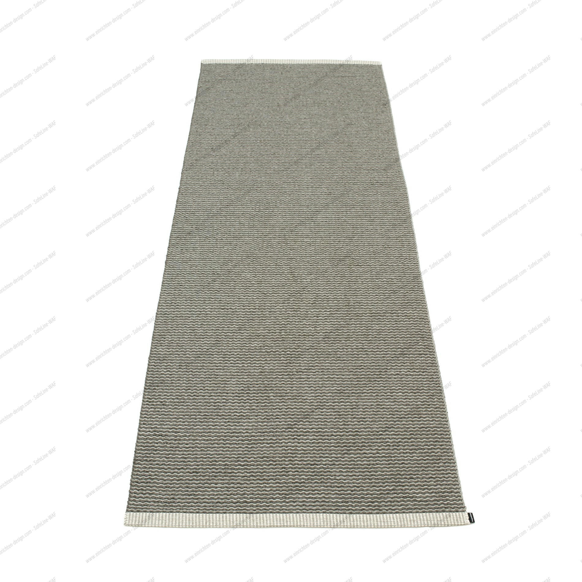 Mono Plastic Carpet 85x260 Pappelina Charcoal