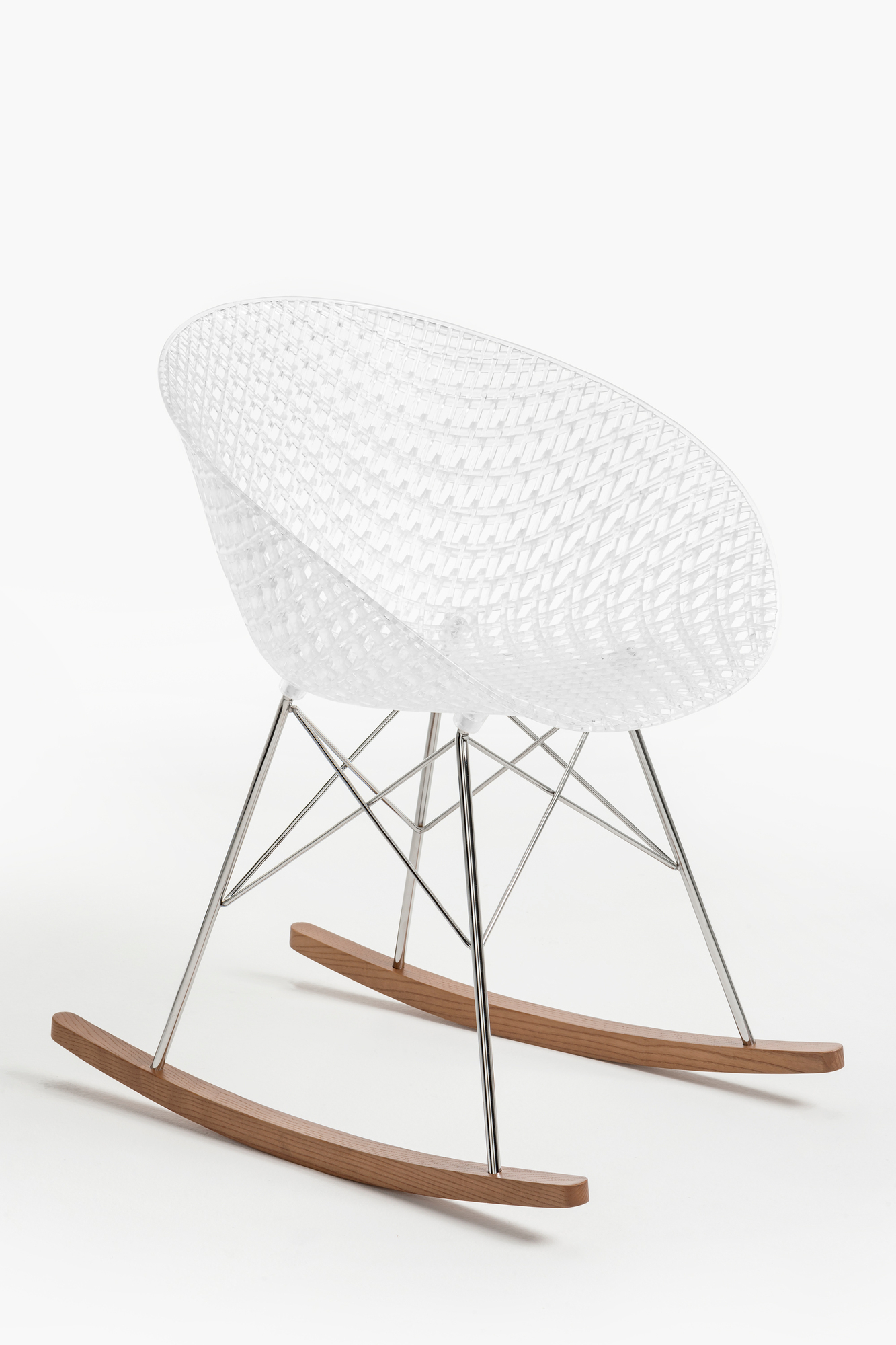 Smatrik Wood finish Rocking chair Kartell