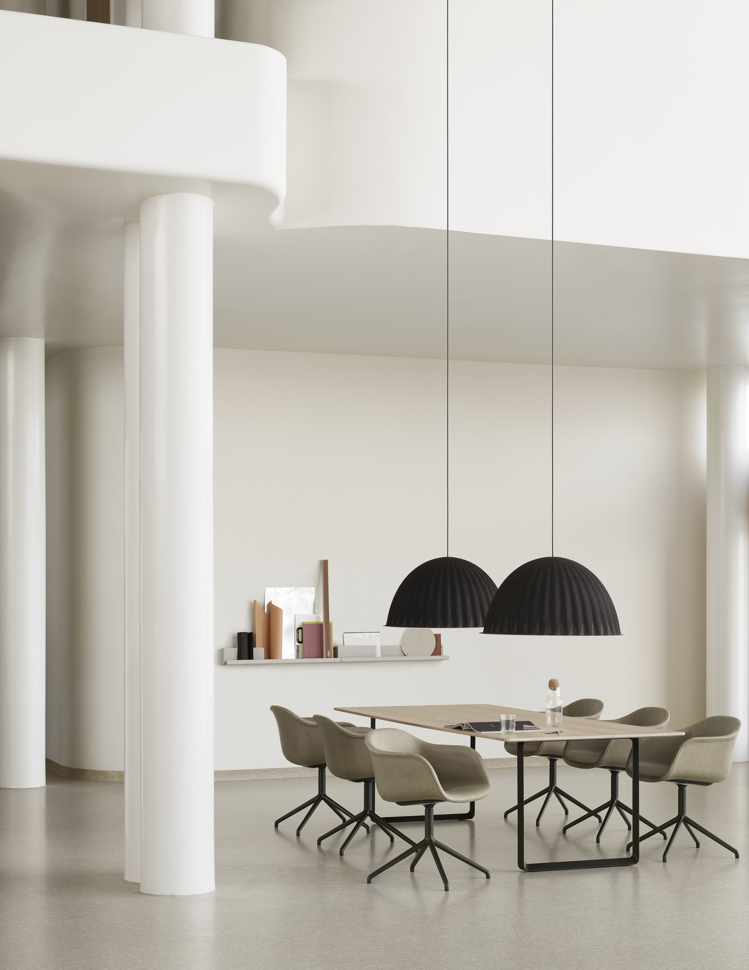 Under The Bell Pendant Lamp 55 Muuto Black