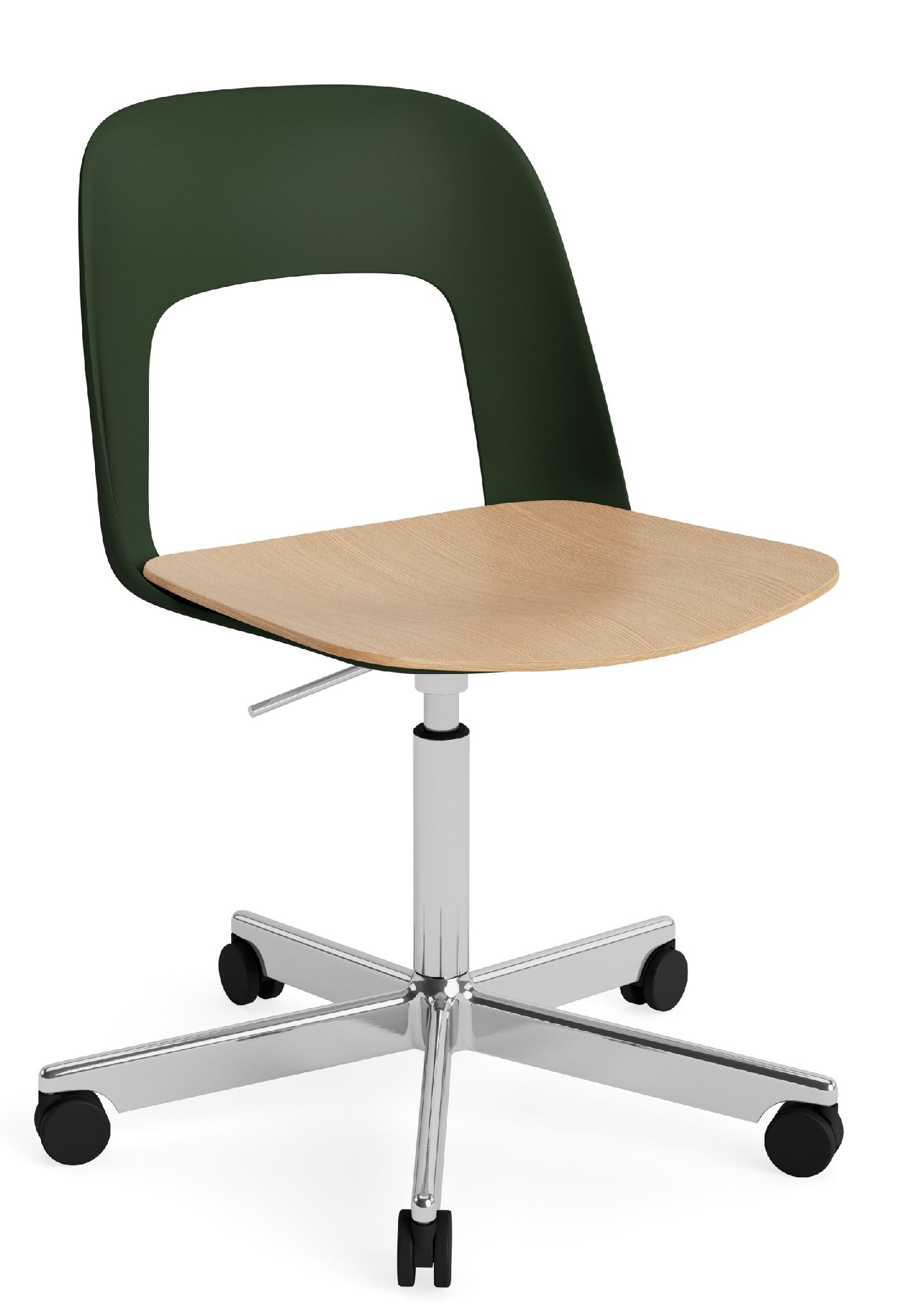 Layout Side Chair 142 5-star swivel base chair Hay  