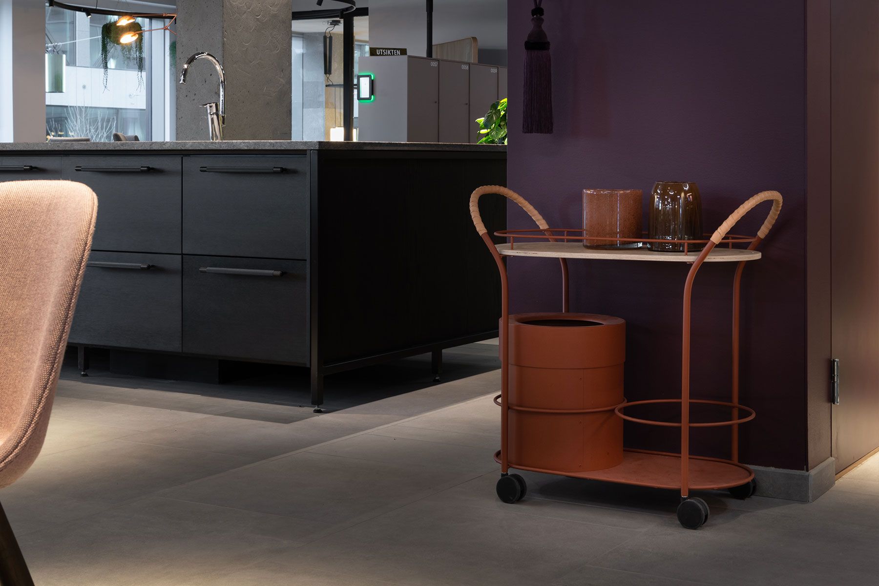 Bistro Trolley Serving trolley Mizetto QUICK SHIP