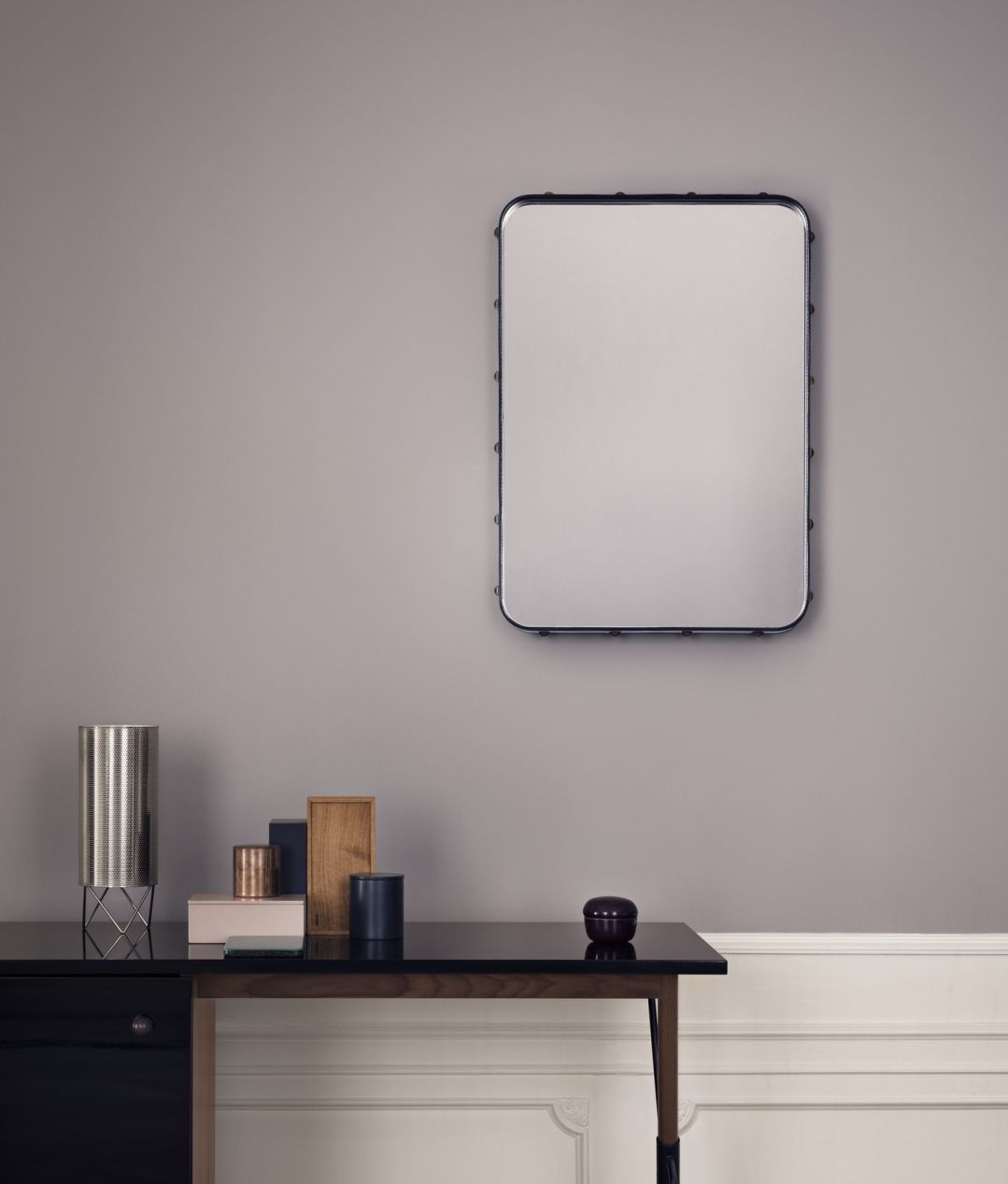 Adnet Rectangular Mirror medium Gubi