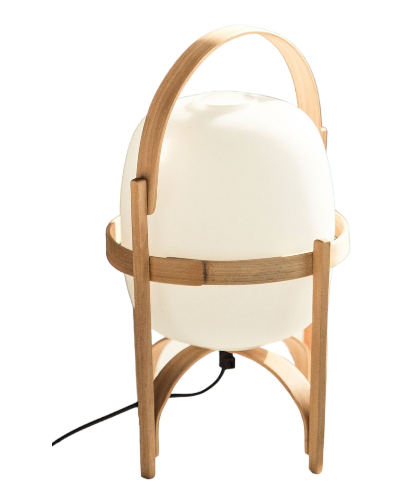 Cestita Table lamp / Table lantern Santa &amp; Cole Opal Glass Shade