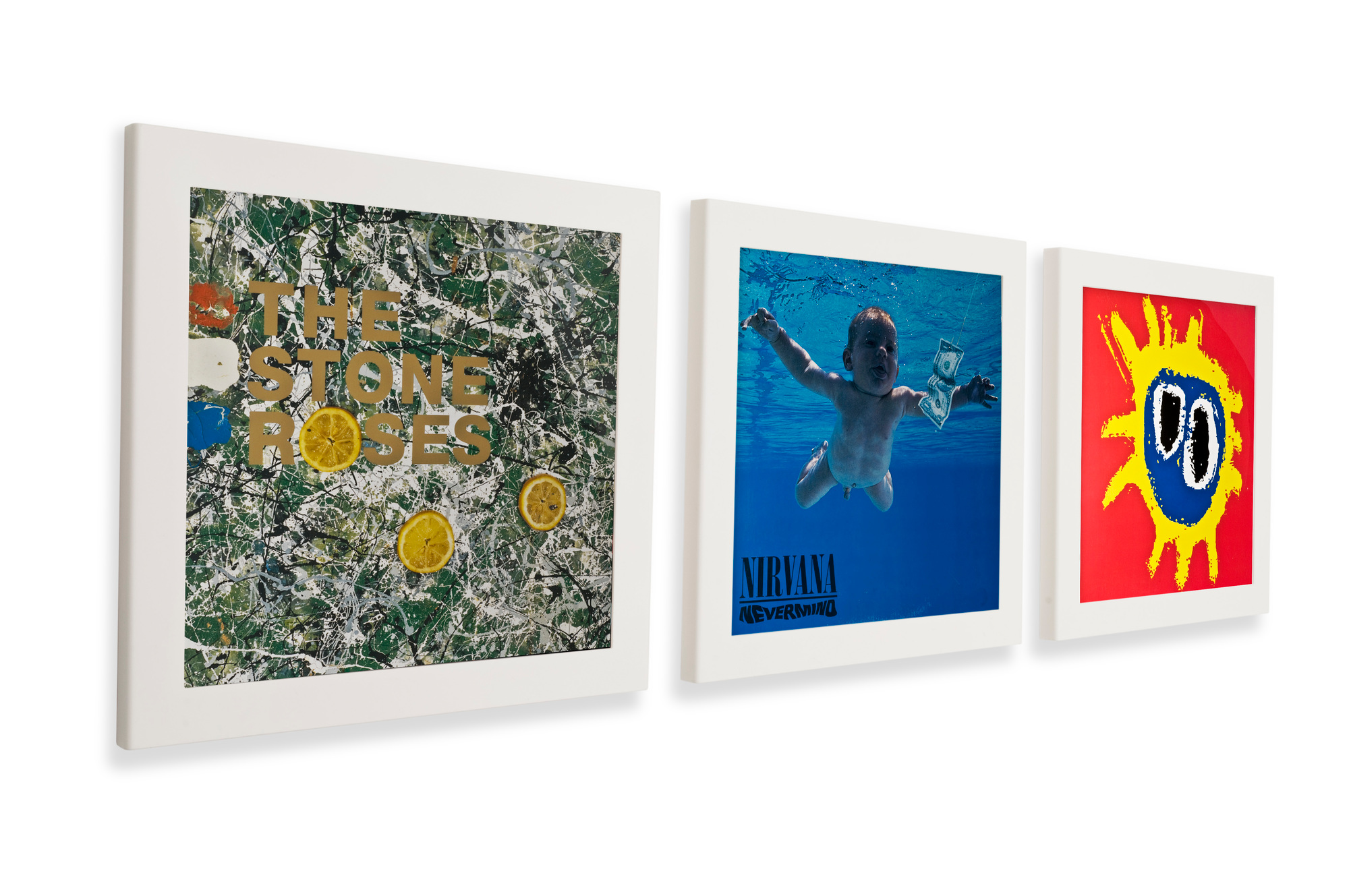 Art Vinyl record frame set of 3 Klein & More SINGLE PIECE