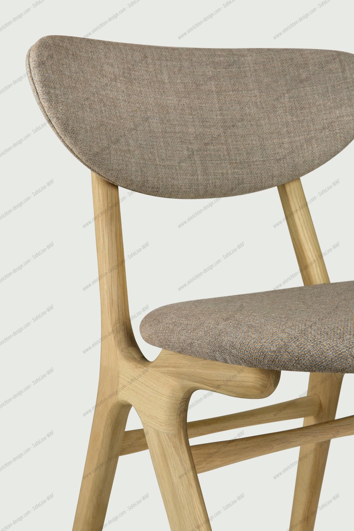Eye chair lacquered oak - Warm Grey Ethnicraft