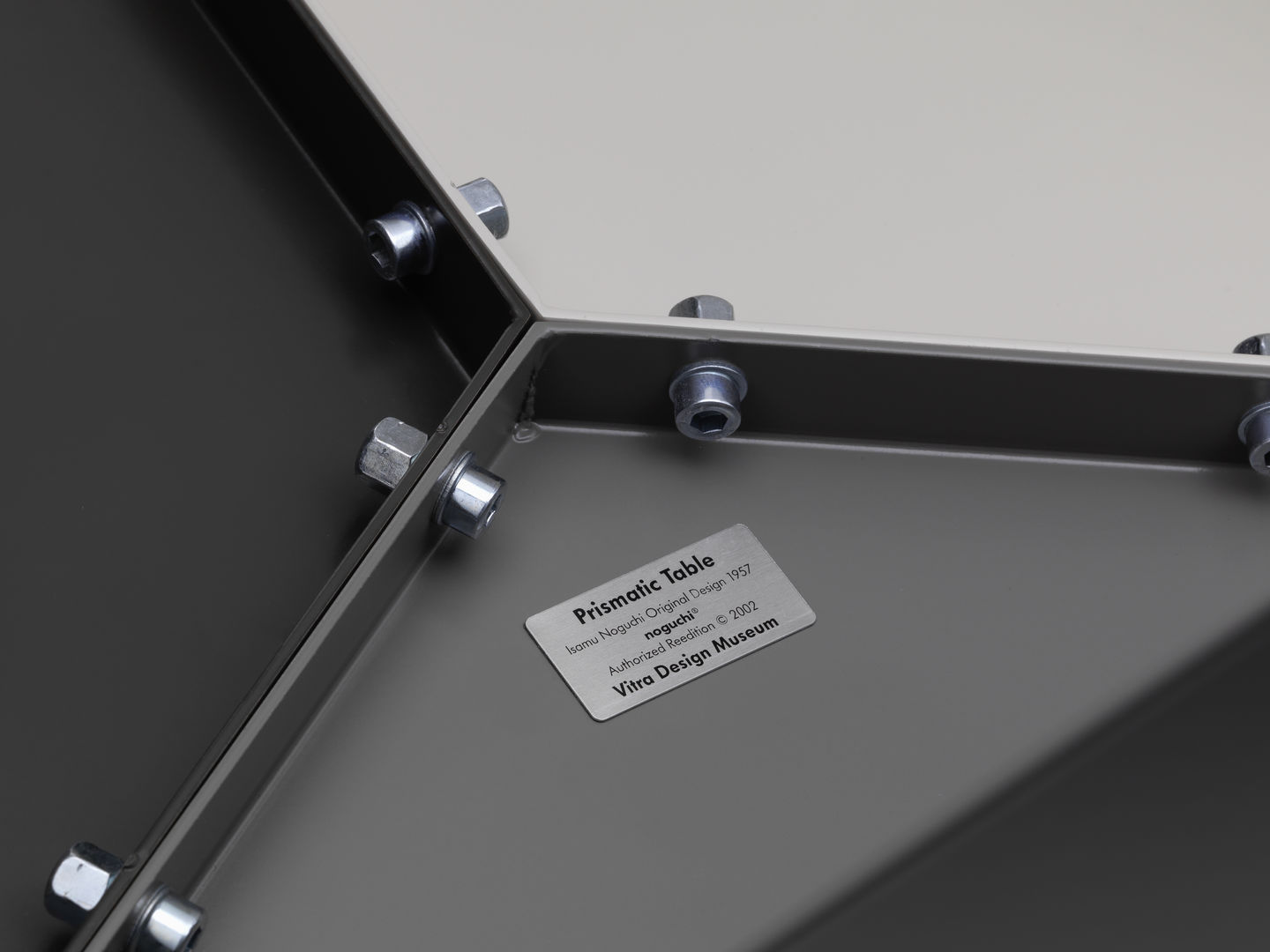 Prismatic Table side table, geometric design, Vitra