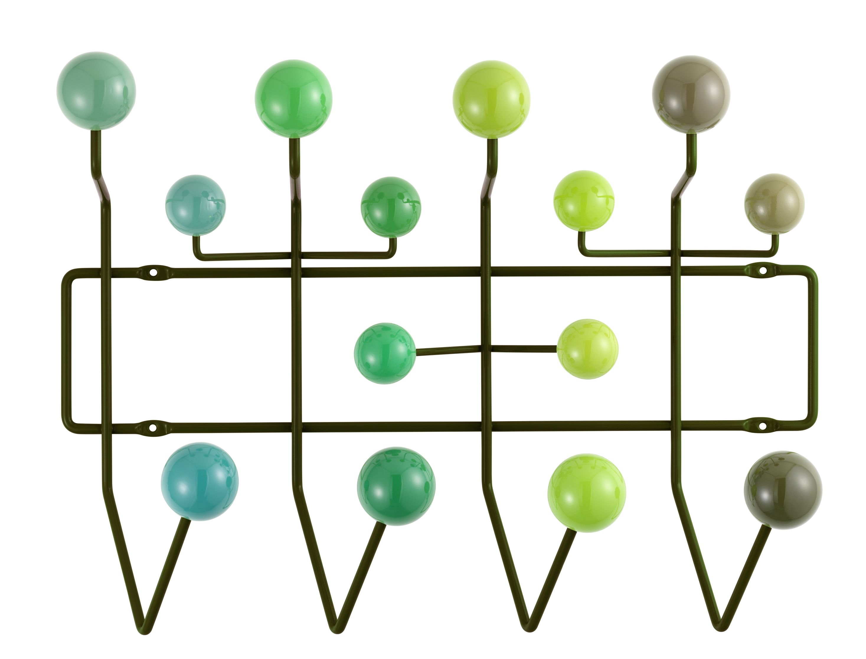 Eames Hang it all wardrobe green Vitra