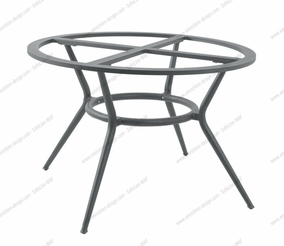 Joy Outdoor dining table round frame light grey / table top compact laminate Cane-Line