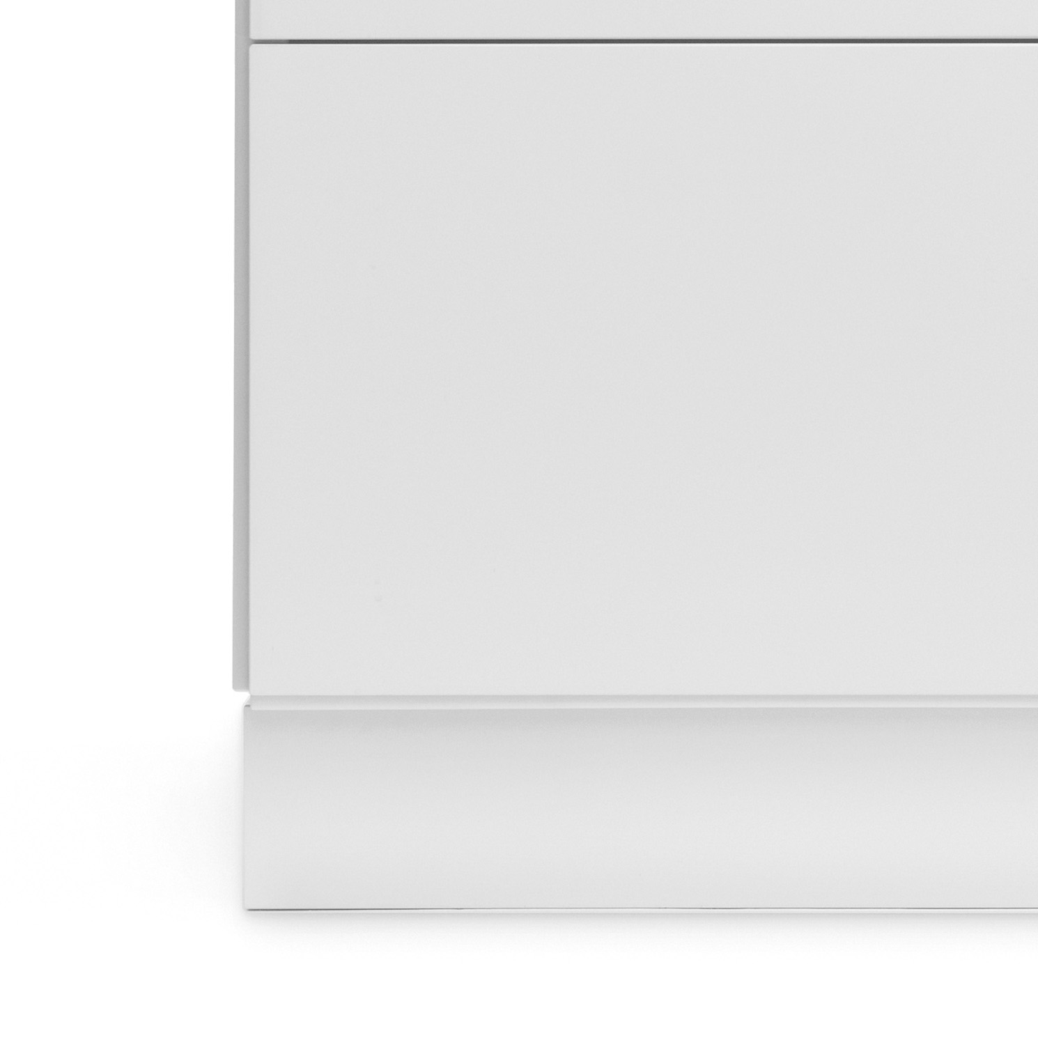 Relief Plinth for Chest of Drawers W82cm white String Furniture