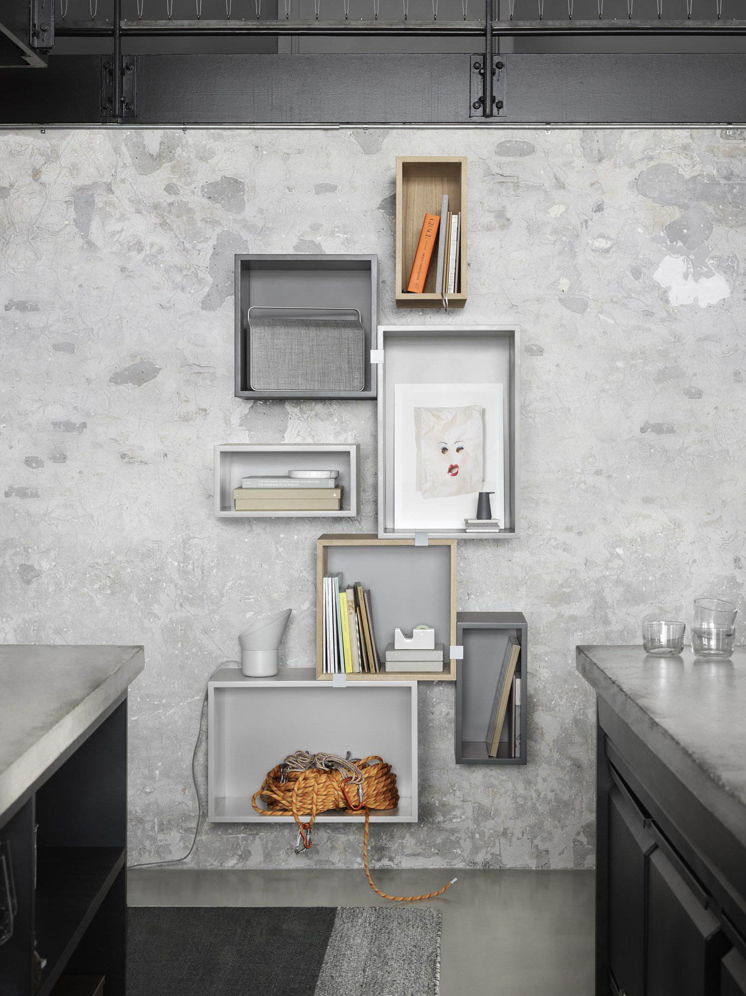 Stacked Storage System 2.0 Shelf system Muuto