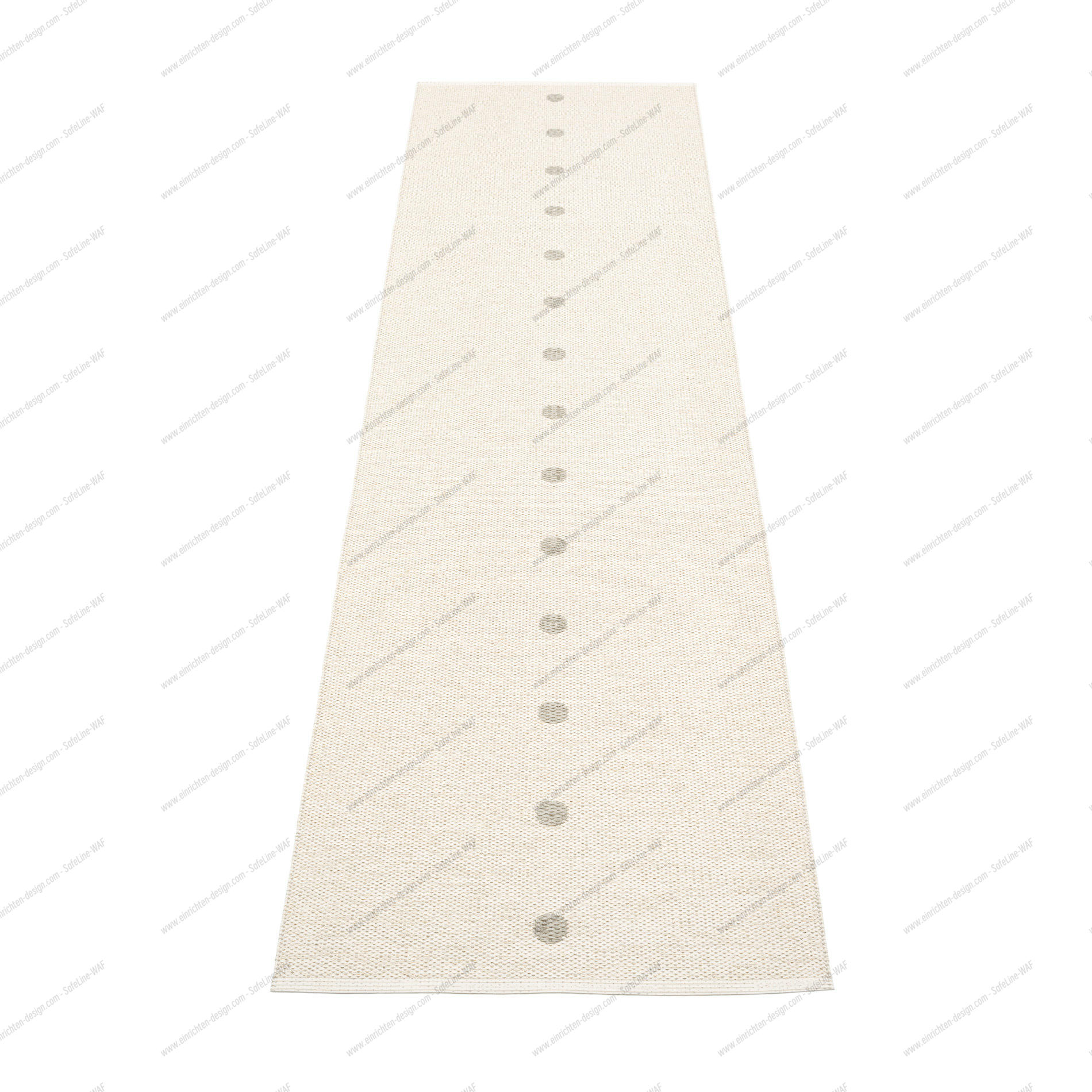 Peg Plastic Carpet 70x280 cm Pappelina linen