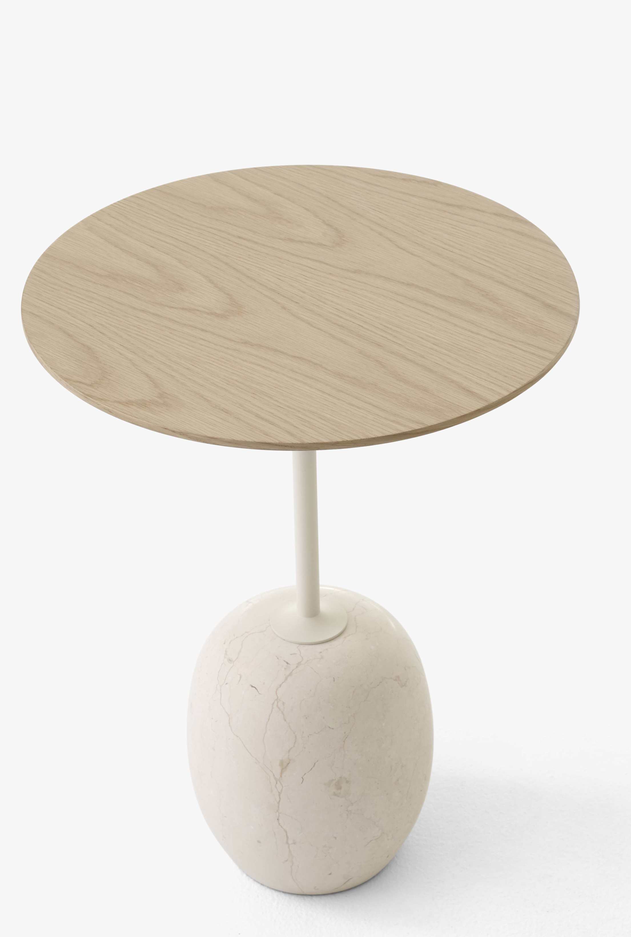 Lato LN8 / LN9 side table with Wooden top AndTradition 