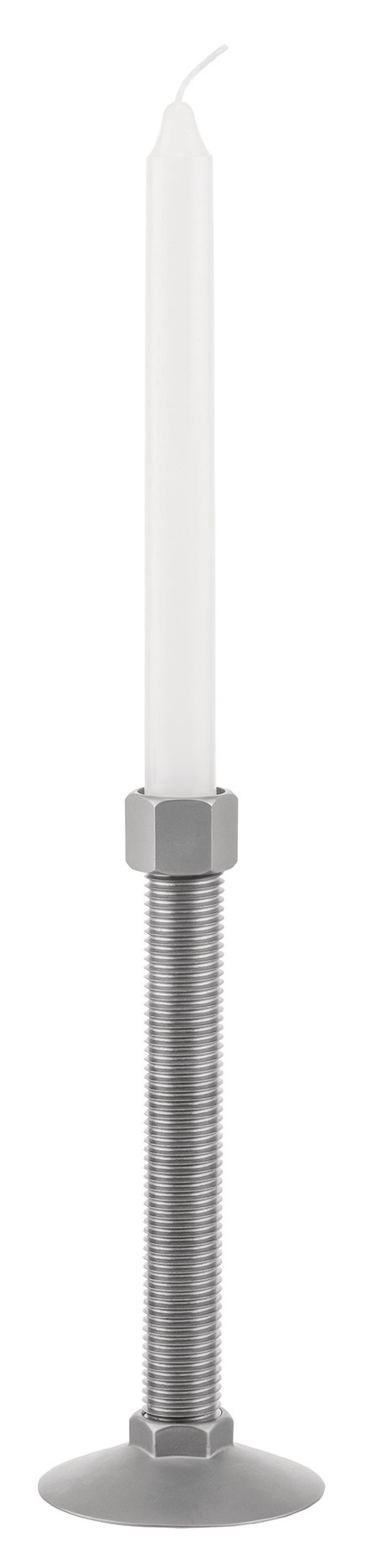 VA03 Conversational Objects Candlestick in stainless steel Alessi